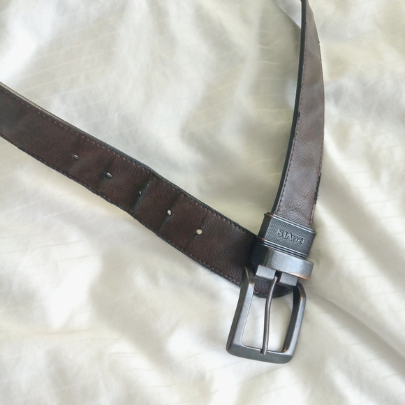 Levi's Brown Leather Belt - Picture 3 of 8
